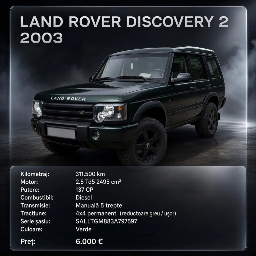Fotografie: 2003 Land Rover Discovery